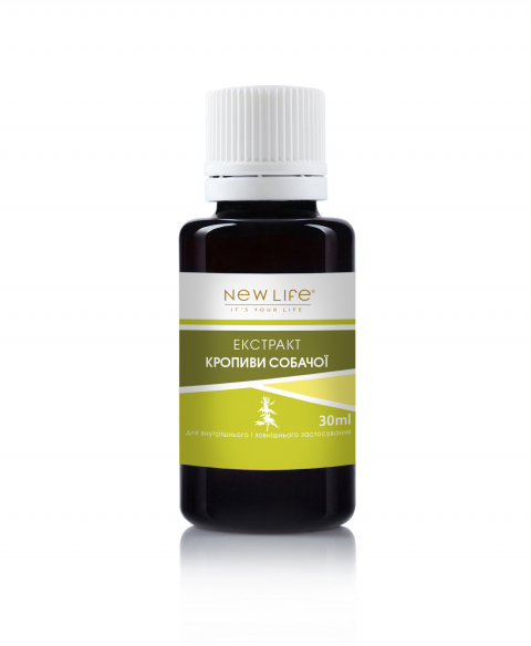 РОСЛИННИЙ | ЕКСТРАКТ | КРОПИВИ СОБАЧОЇ | 30 мл